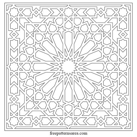 Image result for Arabic Geometric Pattern