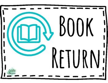 Afbeeldingsresultaten voor Library Book Return Sign Printable