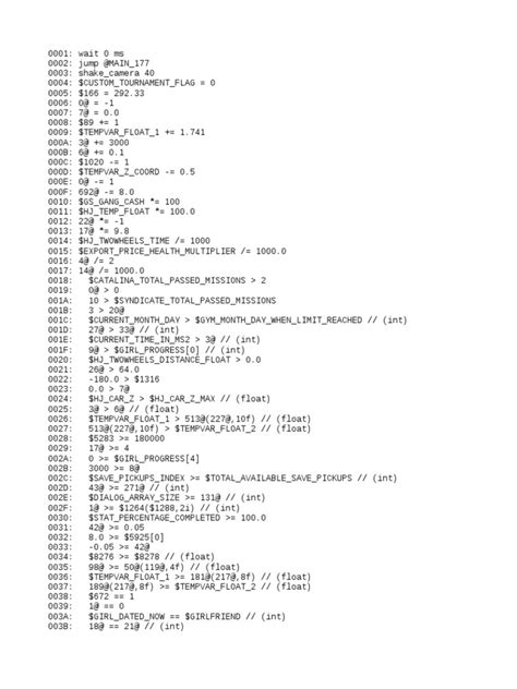 Op Code Cheat Sheet に対する画像結果