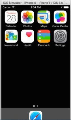 Toradh íomhá ar iOS Emulator for Windows 11