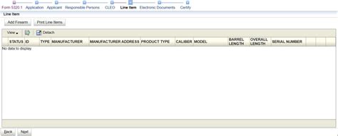Image result for ATF Form 1 Line Items