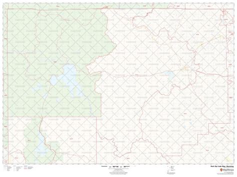 Image result for Wyoming Zip Code Map