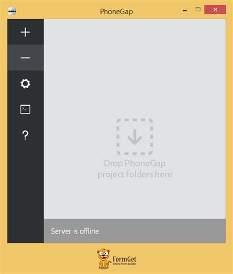 PhoneGap Setup に対する画像結果