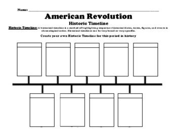 Image result for American Revolution Timeline Worksheet