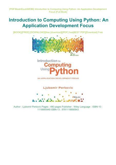 An Introduction to Computing Using Python に対する画像結果