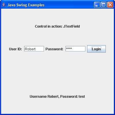 Image result for Jtextde Swing Java