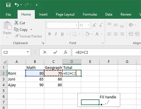 Image result for How to Copy Formula Excel
