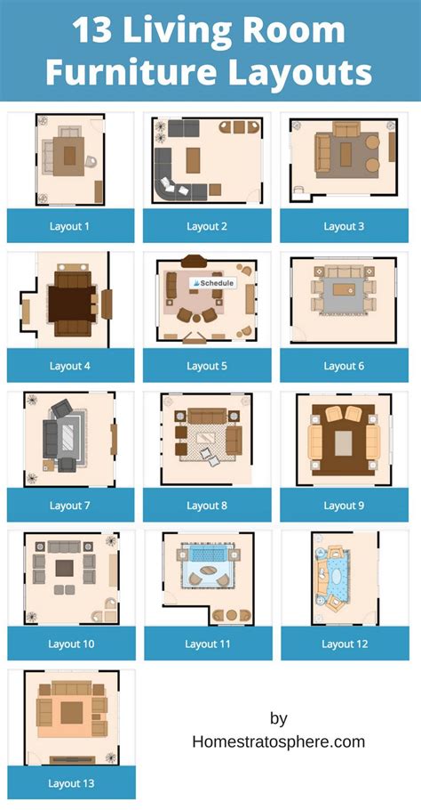 13 living room furniture layout examples floor plan illustrations – Artofit