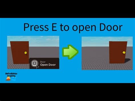 Image result for How to Make a Door Open When You Click On in in Roblox Studio