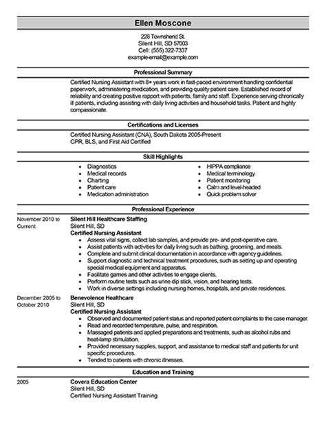 Image result for Nursing Assistant Resume Skills