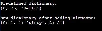 Image result for How to Add Elements in Dictionary in Python