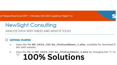 Image result for Excel Module 5 Project