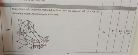 Image result for First Angle Projection Drawing Graph
