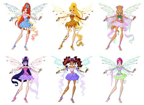 Toradh íomhá ar Winx Club Transformations in Order
