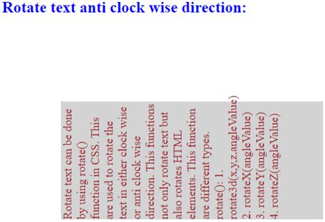 CSS Rotate Text Using Transform Origin に対する画像結果