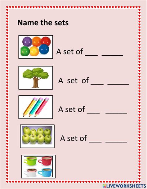 Image result for Empty Set Worksheet