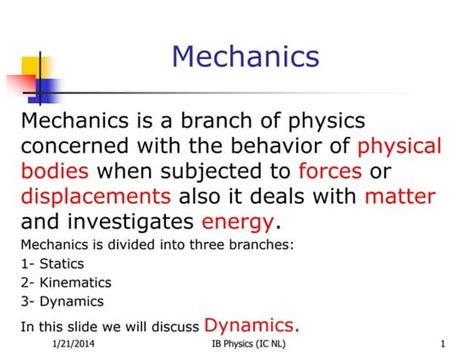 Image result for Dynamics Definition