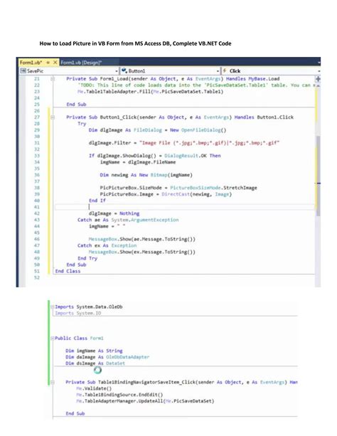 Visual Basic Form Access に対する画像結果