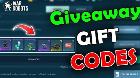 Toradh íomhá ar War Robots Giveaway