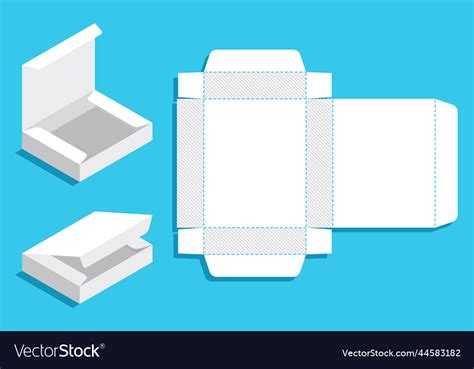 Image result for Rectangle Open-Box Template