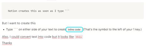 Notion Inline Code に対する画像結果