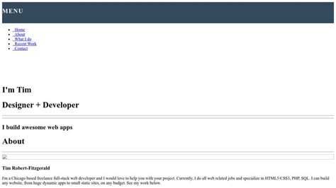 Image result for About.me HTML for Big Inner with CodePen