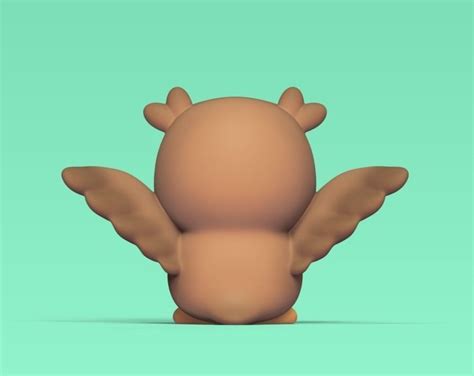 Bird with Half Open Wings STL File に対する画像結果