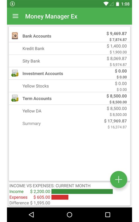 Image result for Money Account Manager for PC and Android