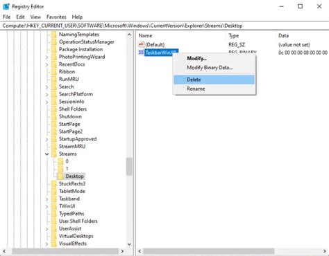 Reset Taskbar に対する画像結果
