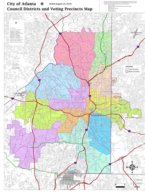 Image result for Split Map of Atlanta
