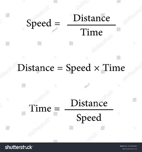 Image result for Math Distance Speed Time Formula