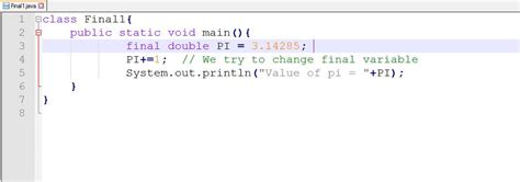 Image result for How to Declare Final Variable in Java