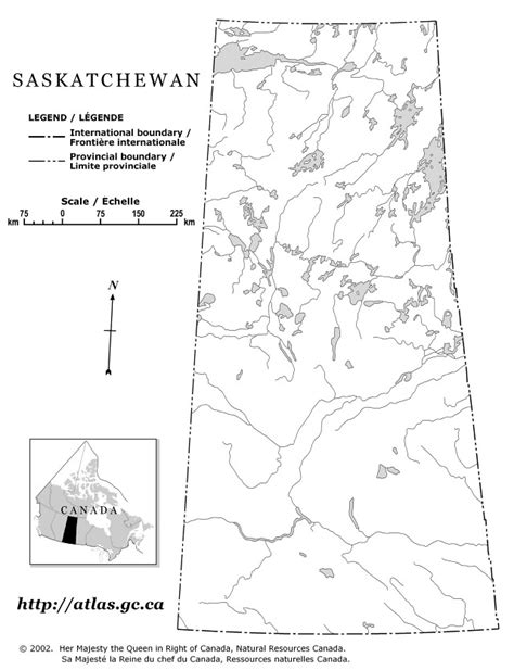 Image result for Printable Map of Saskatchewan