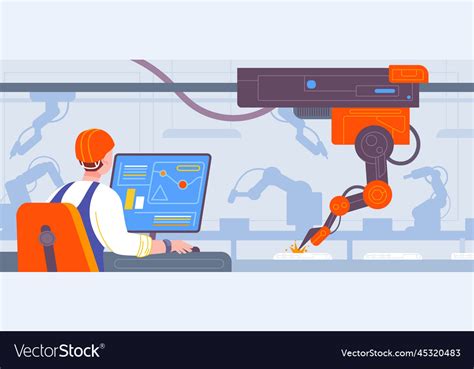 Image result for Factory Worker Control Console Vector