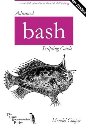 Toradh íomhá ar Bash Advanced Scripting Guide