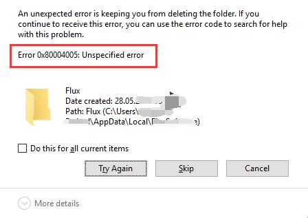 Afbeeldingsresultaten voor Fehlercode 1 80004005 FSX
