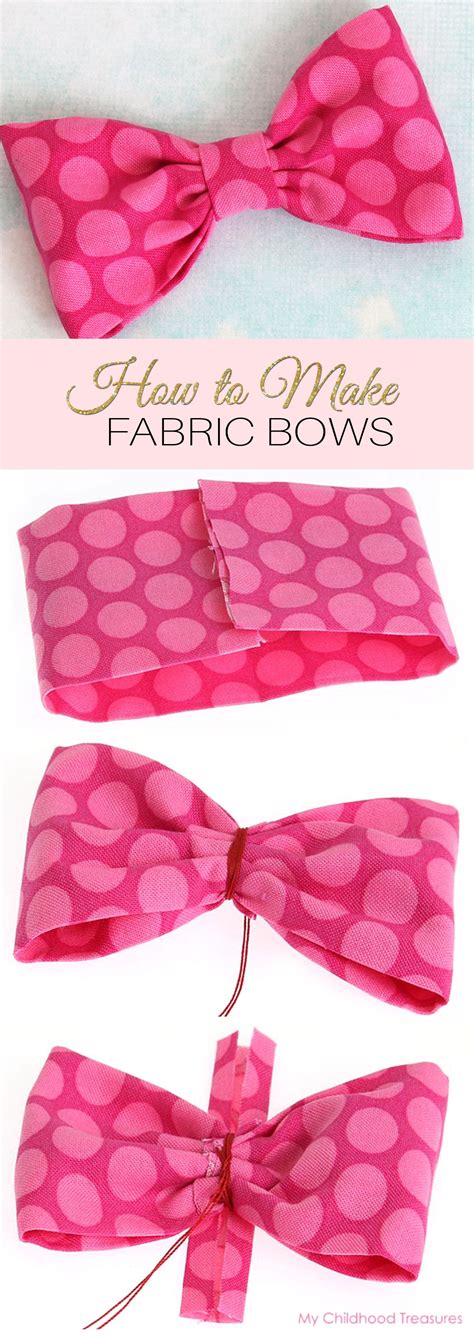 Image result for How to Make Bows From Fabric