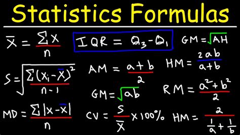 Image result for Statistic Formules