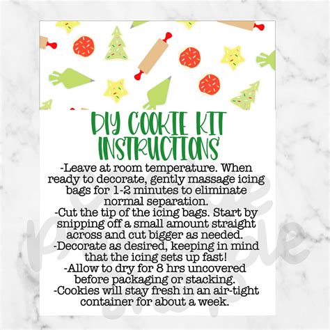 Printable Cookie Decorating Instructions に対する画像結果