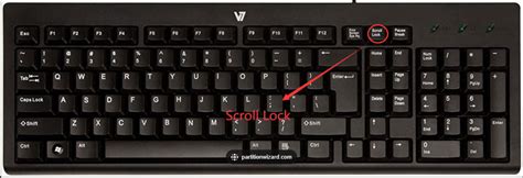 Using Scroll Lock in Excel