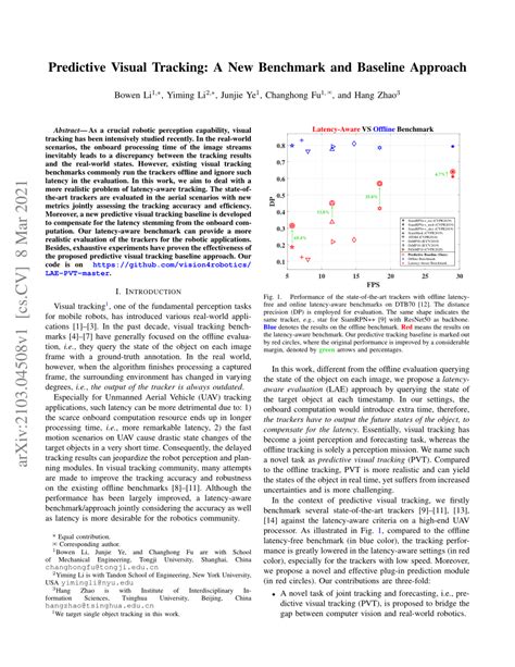 Image result for Predctive Visual Tracking