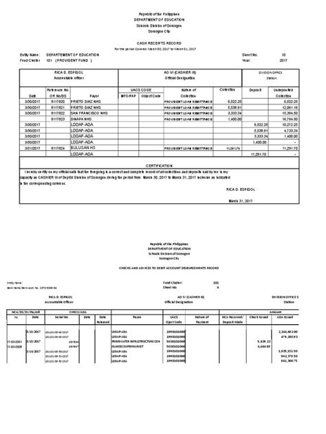 Résultat d’images pour Cheque Collection Report Format