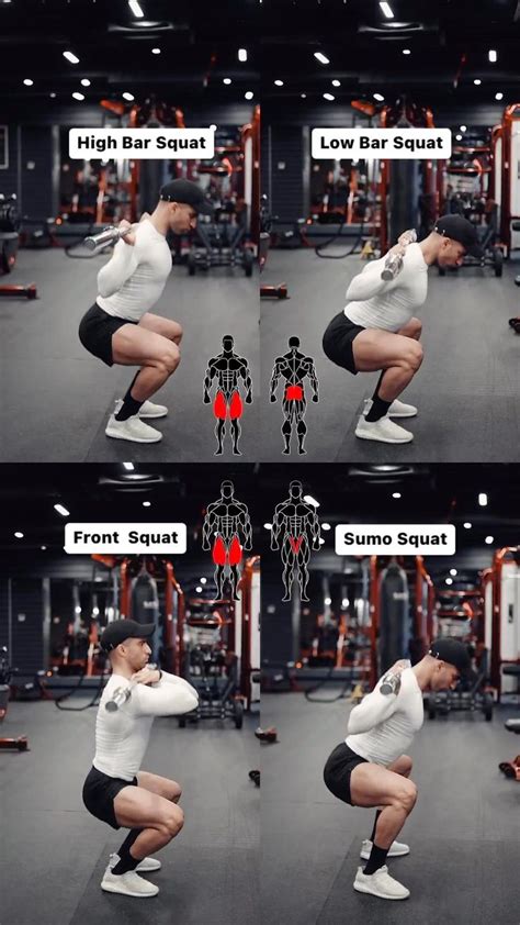 Image result for Squat Variation Chart