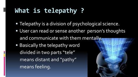 Image result for Telepathy Case Study