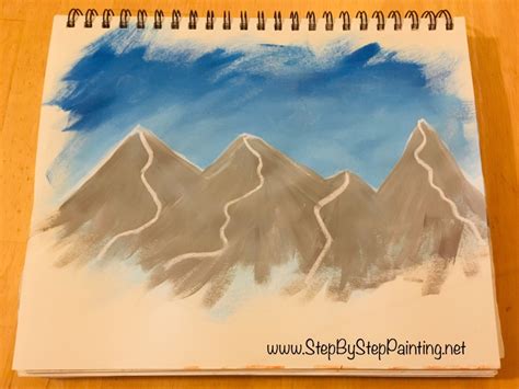 Image result for How to Easily Paint Mountains