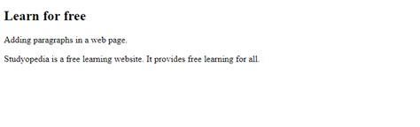 Toradh íomhá ar How to Divide Paragraphs in HTML