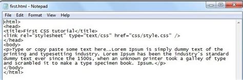 Afbeeldingsresultaten voor CSS File in Notepad