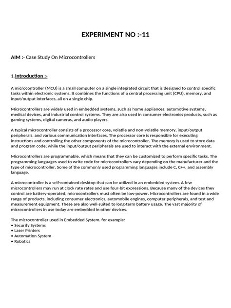 Microcontroller No Case に対する画像結果