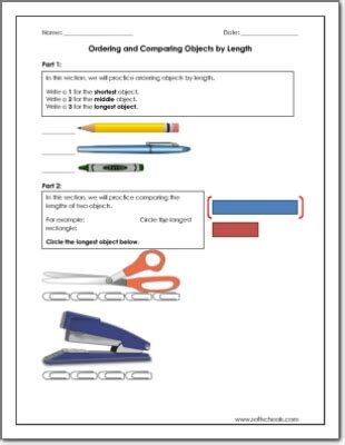 Ordering Objects Worksheet માટે ઇમેજ પરિણામ