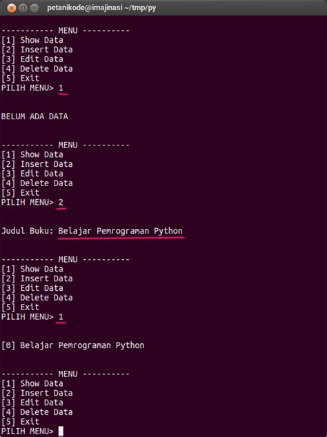 Cara Memasukan Parameter Pada Python に対する画像結果